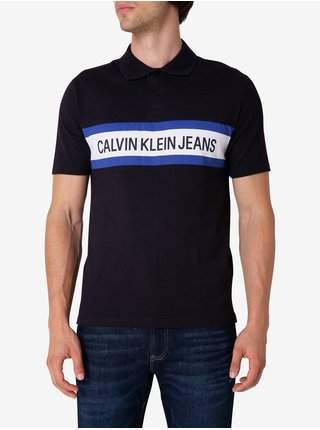 Černé pánské polo tričko Calvin Klein Jeans