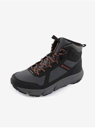 Černo-šedé pánské outdoorové boty ALPINE PRO MIRUB outdoorová obuv