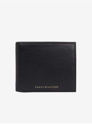 Černá pánská kožená peněženka Tommy Hilfiger Premium Leather CC and Coin nejlevnější