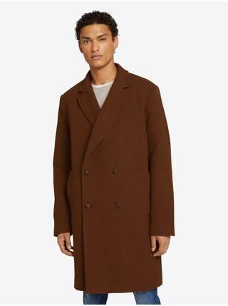 Hnědý pánský kabát Tom Tailor Denim