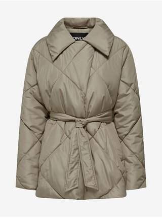 Khaki dámská prošívaná bunda ONLY Sussi
