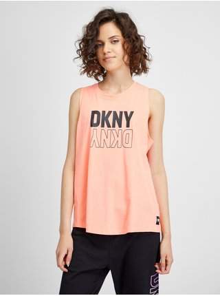 Meruňkové dámské tílko DKNY