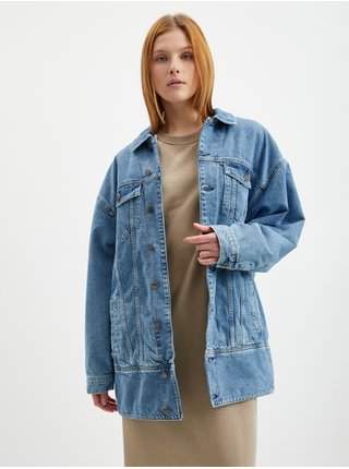 Modrá dámská oversize džínová bunda ONLY Raven výprodej