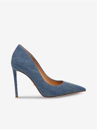 Modré dámské džínové lodičky Steve Madden SLEVA