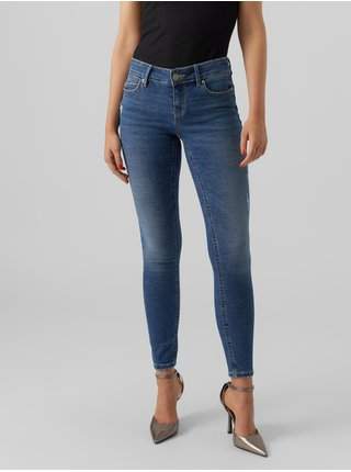 Modré dámské skinny fit džíny VERO MODA Robyn