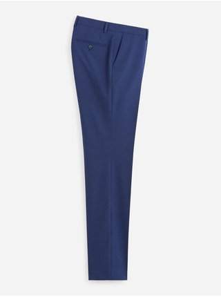 Modré pánské oblekové kalhoty Celio Boamaury