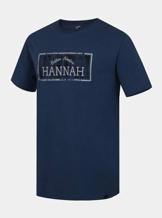 Modré pánské tričko s potiskem Hannah Waldorf nejlevnější