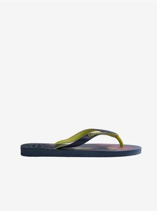 Modré vzorované žabky Havaianas Fortnite