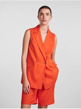Oranžová dámská vesta Pieces Tally