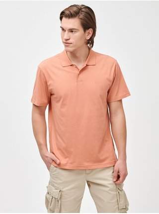 Oranžové pánské polo tričko GAP Logo jersey