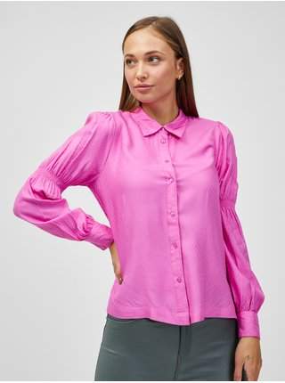 Růžová dámská košile ICHI SLEVA