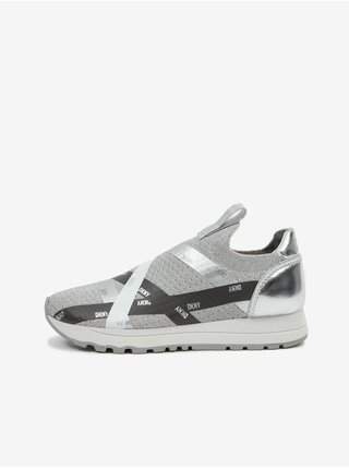 Šedé dámské slip on tenisky DKNY