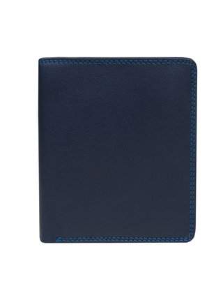 Tmavě modrá kožená peněženka Mywalit akce