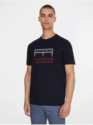 Tmavě modré pánské tričko Tommy Hilfiger