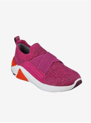 Tmavě růžové dámské slip on tenisky Skechers