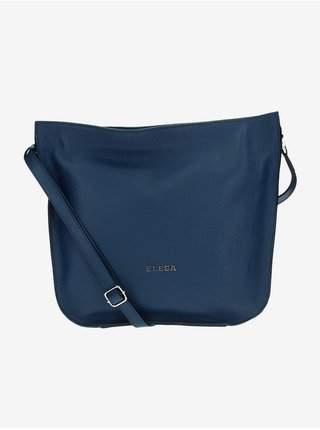 Tmavě modrá dámská kožená crossbody kabelka ELEGA Hobie
