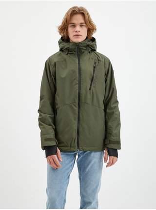 Tmavě zelená pánská zimní bunda s kapucí O´Neill Hammer