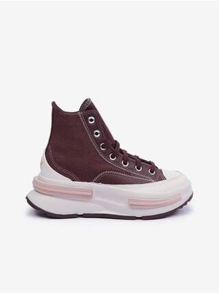 Vínové dámské kotníkové tenisky na platformě Converse Run Star Legacy CX Future Archive