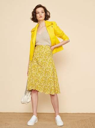 Žlutá květovaná sukně ZOOT.lab Kailyn
