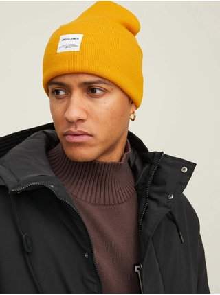 Žlutá zimní čepice Jack & Jones Long