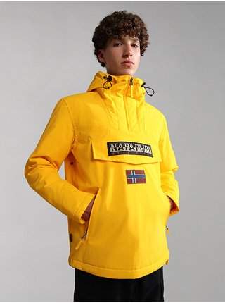 Žlutá pánská zimní bunda s kapucí NAPAPIJRI