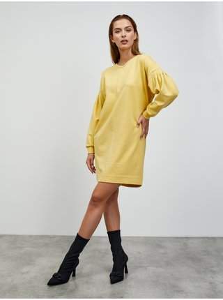 Žluté mikinové basic šaty ZOOT.lab Sloane