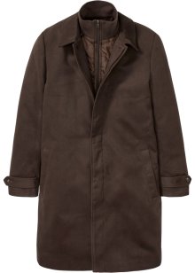 Krátký kabát s klopou proti větru