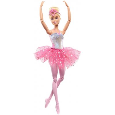 TOP 3. - Barbie svítící magická baletka s růžovou sukní