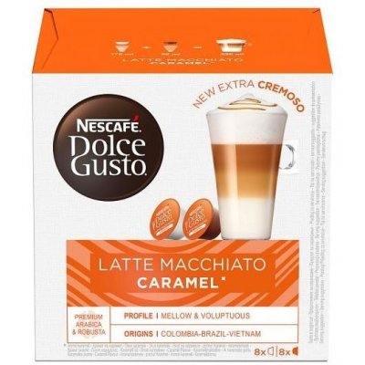 TOP 2. - Nescafé Dolce Gusto Latte Macchiato Caramel kávové kapsle 16 ks