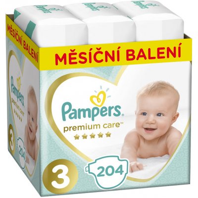 TOP 5. - Pampers Premium Care 3 204 ks
