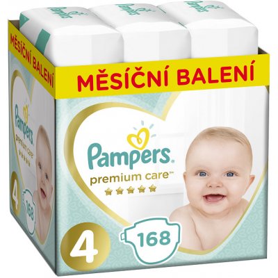 TOP 3. - Pampers Premium Care 4 168 ks
