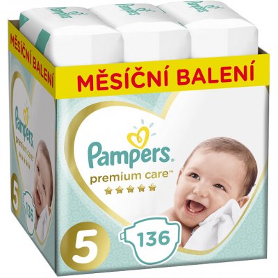 TOP 5. - Pampers Premium Care 5 136 ks