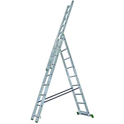 TOP 4. - Proteco Žebřík trojdílný 3x11 310/475/645 cm 10.66-3-11-KR