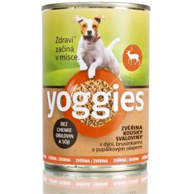 TOP 2. - Yoggies zvěřinová s dýní a pupálkovým olejem 400 g