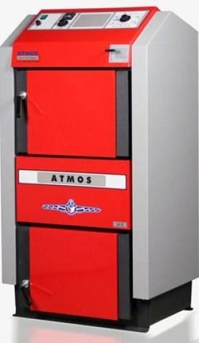 Atmos Zplyňovací kotel na dřevo ocelový ATMOS DC 40 GS, výkon 40 Kw VÝPRODEJ