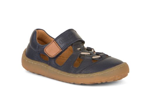 Froddo chlapecké barefoot kožené sandály G3150242 tmavě modrá
