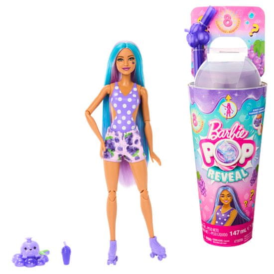 Mattel Barbie Pop Reveal šťavnaté ovoce - hroznový koktejl HNW40 nejlevnější