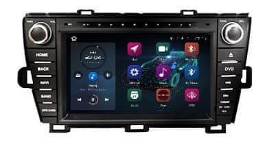 Noname 2DIN GPS navigace Android 10 pro vozy Toyota Prius SLEVA