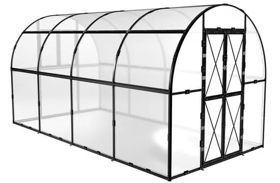 PROTECO skleník obloukový 415 x 205 x 205 cm, polykarbonát 4,5 mm VÝPRODEJ