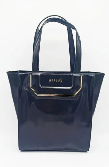 Sisley shopping bag Gladys – black SLEVA