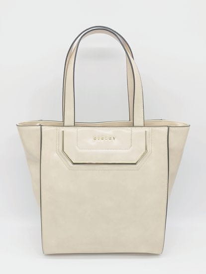 Sisley shopping bag Gladys – ivory levně