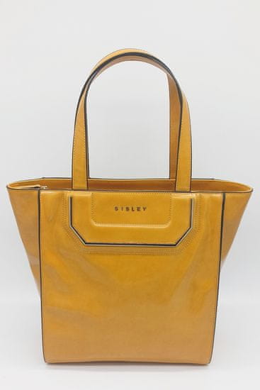 Sisley shopping bag Gladys – mustard