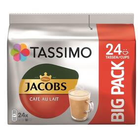 Kapsle pro espressa Tassimo Jacobs Café Au Lait 24 cups