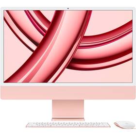 Počítač All In One Apple iMac 24" M3 8-CPU 10-GPU, 512GB - Pink CZ nejlevnější