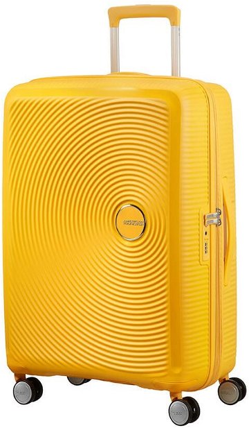 American Tourister Soundbox Spinner 67 EXP Golden Yellow