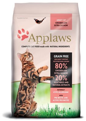 Applaws granule Cat Adult kuře s lososem 7,5 kg