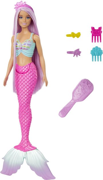 Barbie Pohádková panenka s dlouhými vlasy - Mořská panna
