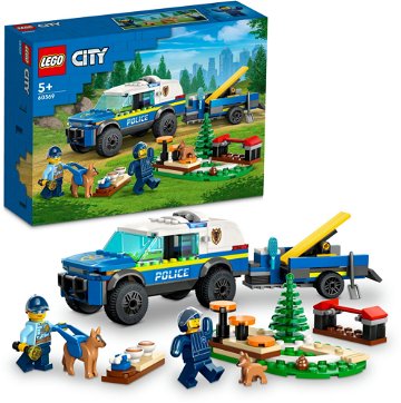 LEGO® City 60369 Mobilní cvičiště policejních psů akce