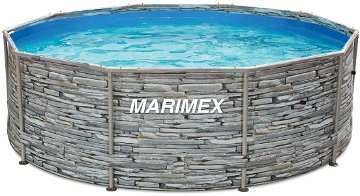 MARIMEX Bazén s konstrukcí FLORIDA bez příslušenství 3,66 x 1,22m - motiv KÁMEN Bazény nadzemní bazény