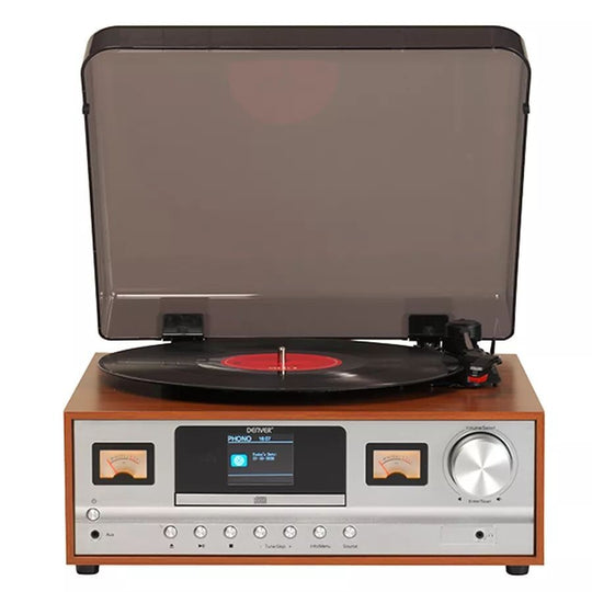 Retro gramofon Denver MRD-52, hnědý
